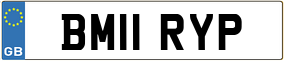 Truck License Plate